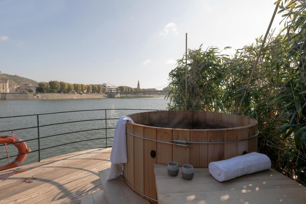 La Peniche - Bed And Bicycle - Tournon Hotel Ngoại thất bức ảnh